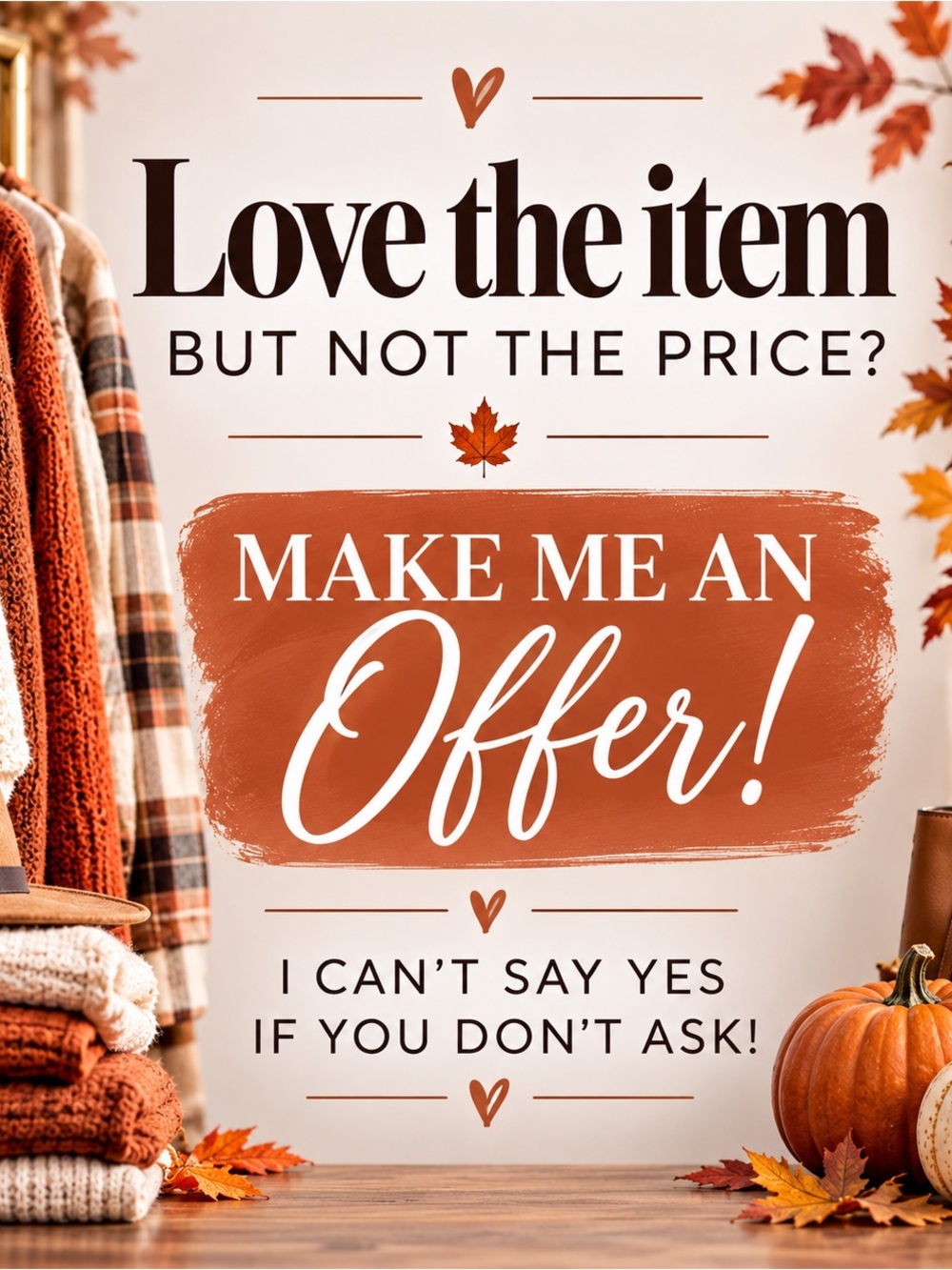 I love offers! 🎃